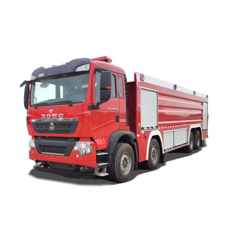 Camion-citerne à eau et mousse Howo 8x4 25 000 L pour pompiers Camion-citerne à eau et mousse Howo 8x4 25 000 L pour pompiers