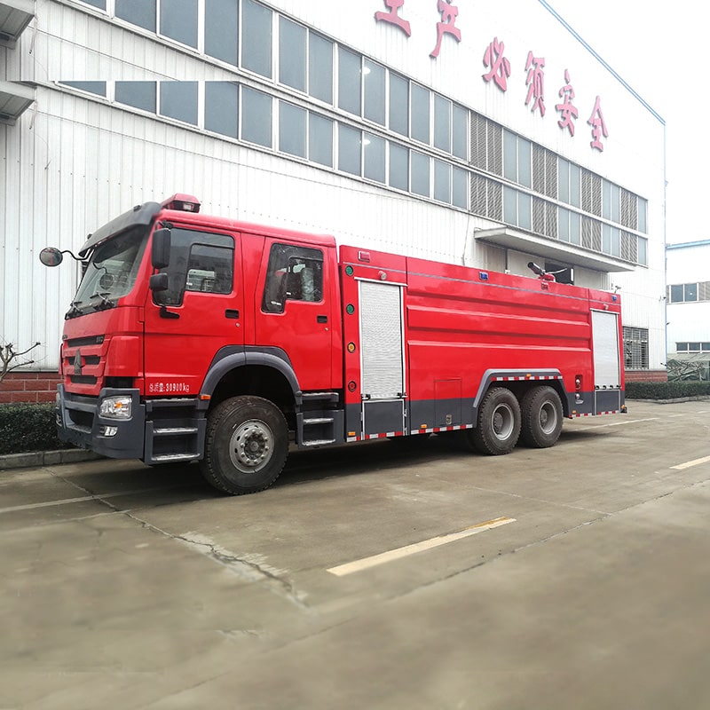 Camion de lutte contre l'incendie Howo 16 000 L avec eau et mousse Camion de lutte contre l'incendie Howo 16 000 L avec eau et mousse