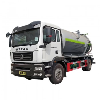 Sinotruk Sitrak 4x2 Vacuum 14000L Suciton Truck for Sale