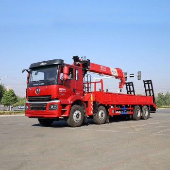 SHACMAN 8x4 14 16 тонн телескопический кран на базе грузовика