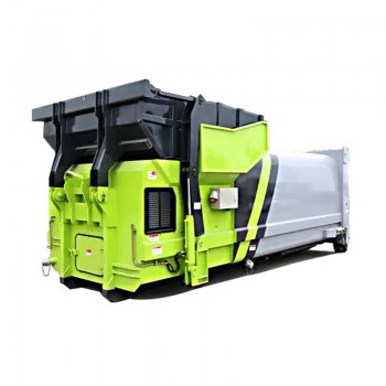 20cbm mobile compressed garbage station hook up garbage trucks