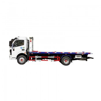 Dongfeng 4*2 flatbed tow wrecker truck