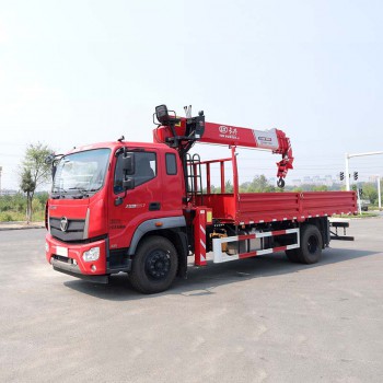 FOTON 10-тонный мобильный кран с прямой стрелой, смонтированный на грузовике