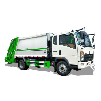 Howo 4x2 9 CBM Small Garbage Compactor Truck for Sale