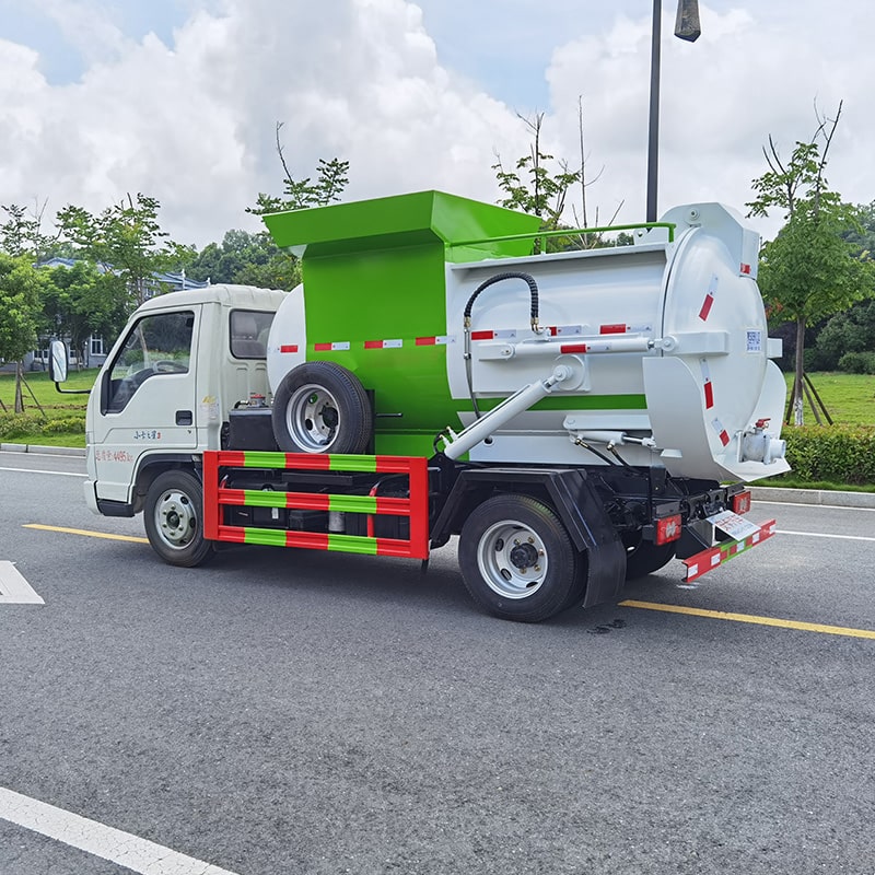 Китайский Foton 4*2 4 куб.м. кухонный мусоровоз Китайский Foton 4*2 4 куб.м. кухонный мусоровоз