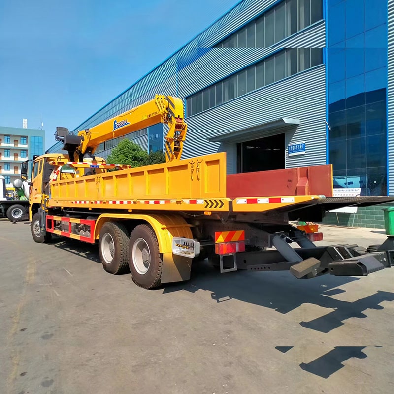 HOWO 6*4 задний двухосный эвакуатор с 12-тонным краном HOWO 6*4 задний двухосный эвакуатор с 12-тонным краном