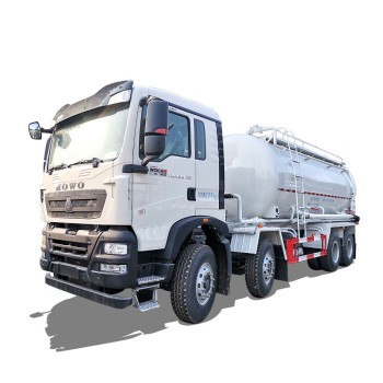 HOWO 8*4 33cbm dry powder cement transport truck
