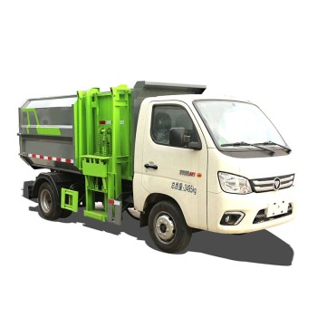 Foton 5 cubic automated side loader dump garbage truck