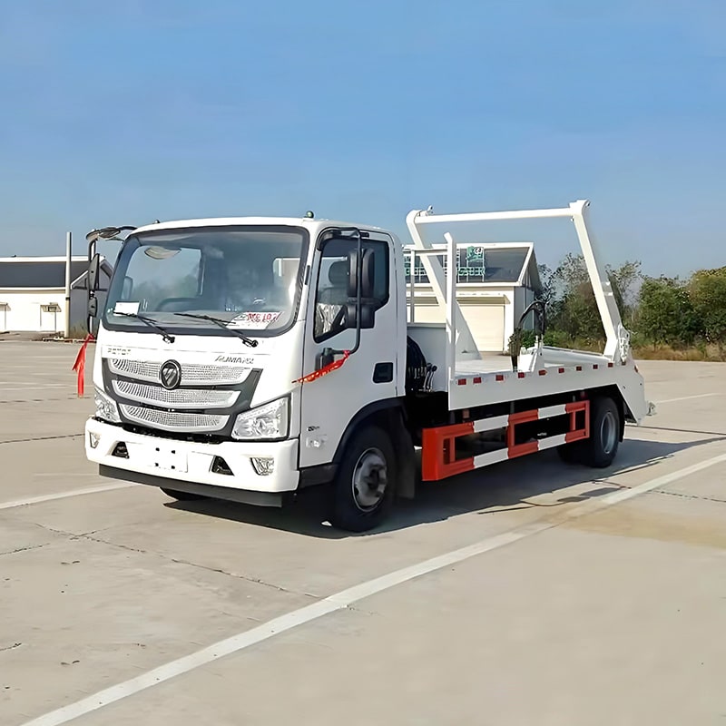 Foton 6m3 Swing Arm Container Rear Loader Garbage Truck Foton 6m3 Swing Arm Container Rear Loader Garbage Truck