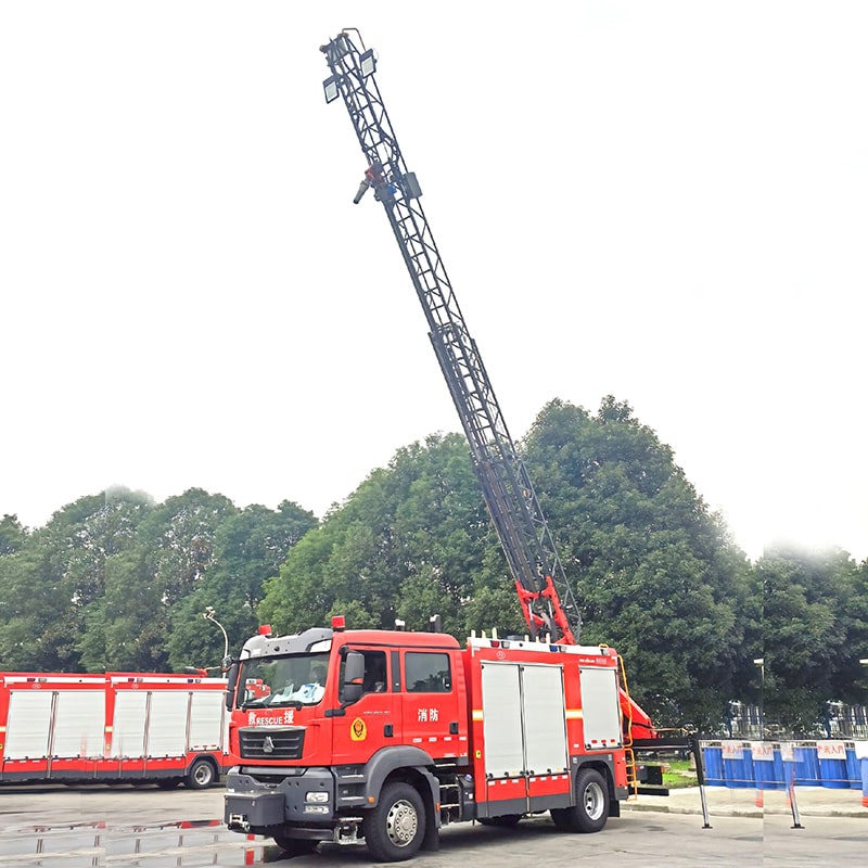 SINOTRUK HOWO new or used 5cbm liftable fire truck price SINOTRUK HOWO new or used 5cbm liftable fire truck price