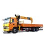 SHACMAN 8*4 straight telescopic boom truck mount crane