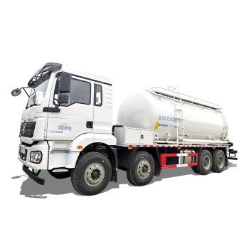 SHACMAN 8*4  cement bulker trailer for oil field use