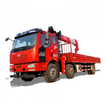 SHACMAN 10 ton 8*4 truck mounted crane