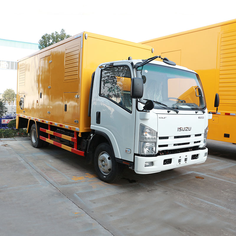 Isuzu 200 кВт аварийный генератор питания грузовик Isuzu 200 кВт аварийный генератор питания грузовик