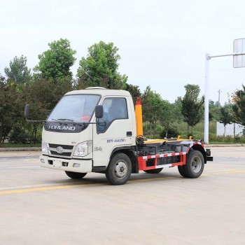 Foton mini 3-4 CBM Hook Lift Garbage Truck