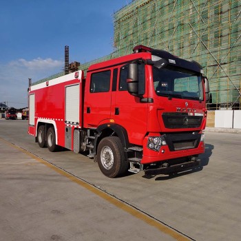 Howo 6x4 12000L Water Foam Powder Fire Fighting Truck