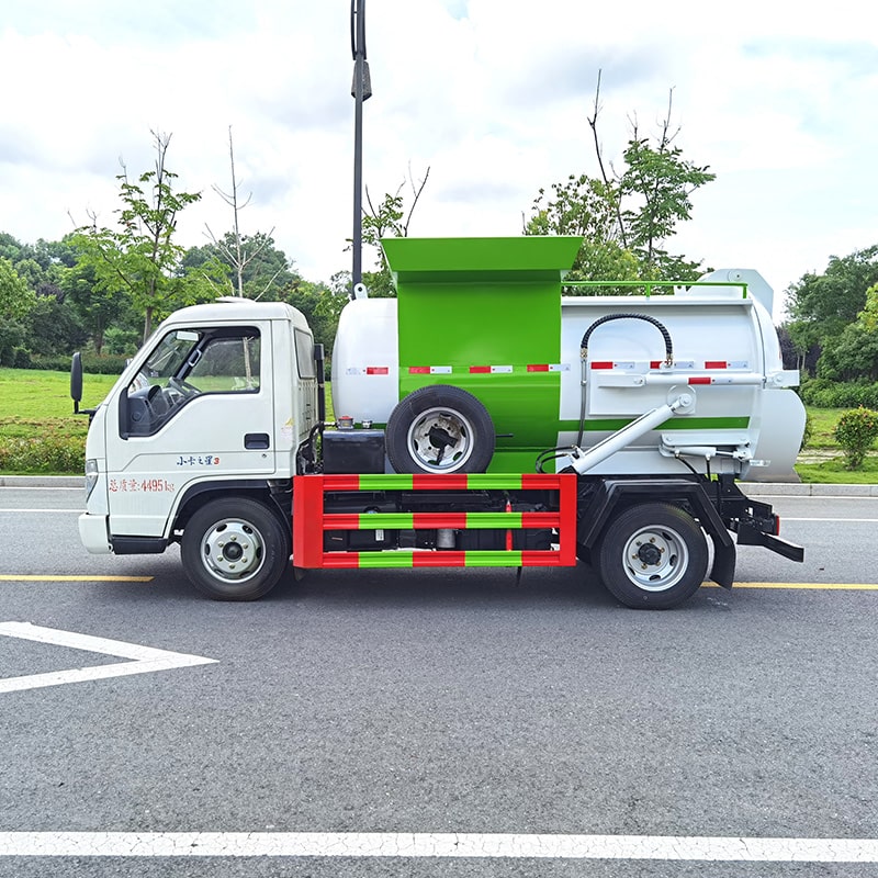 Китайский Foton 4*2 4 куб.м. кухонный мусоровоз Китайский Foton 4*2 4 куб.м. кухонный мусоровоз