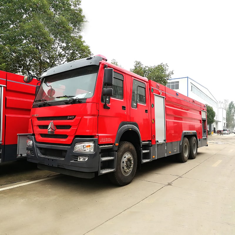 Camion de lutte contre l'incendie Howo 16 000 L avec eau et mousse Camion de lutte contre l'incendie Howo 16 000 L avec eau et mousse