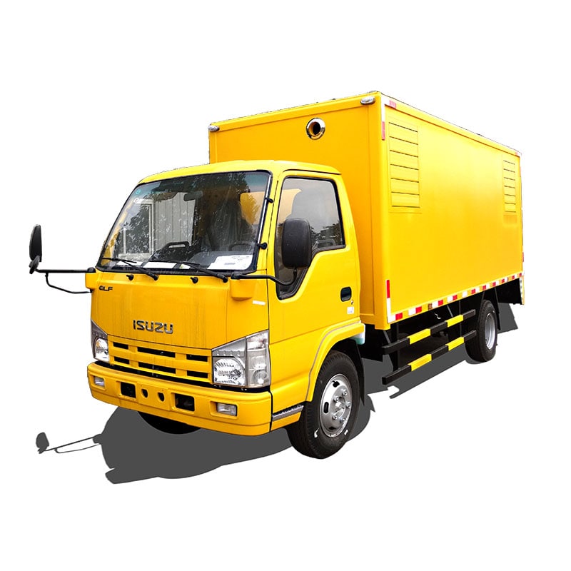 Isuzu небольшой 50 кВт грузовик аварийного электроснабжения для наружной установки Isuzu небольшой 50 кВт грузовик аварийного электроснабжения для наружной установки