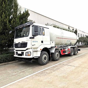 SHACMAN 8*4 dry powder material transport truck