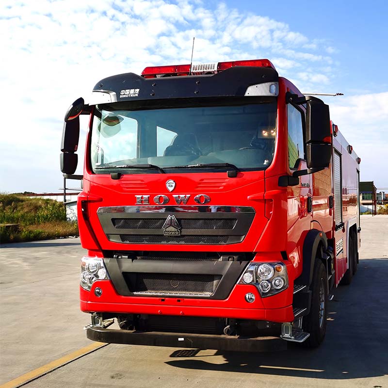 Camion de lutte contre l'incendie Howo 6x4 12 000 L avec eau, mousse et poudre Camion de lutte contre l'incendie Howo 6x4 12 000 L avec eau, mousse et poudre