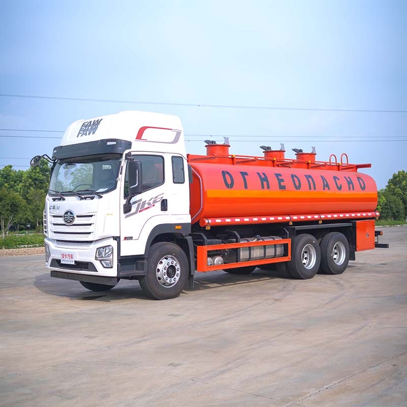 Faw 25000L aluminum alloy fuel tanker truck Faw 25000L aluminum alloy fuel tanker truck