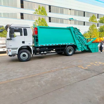 سعر شاحنة نقل النفايات المضغوطة SHACMAN 12 CBM