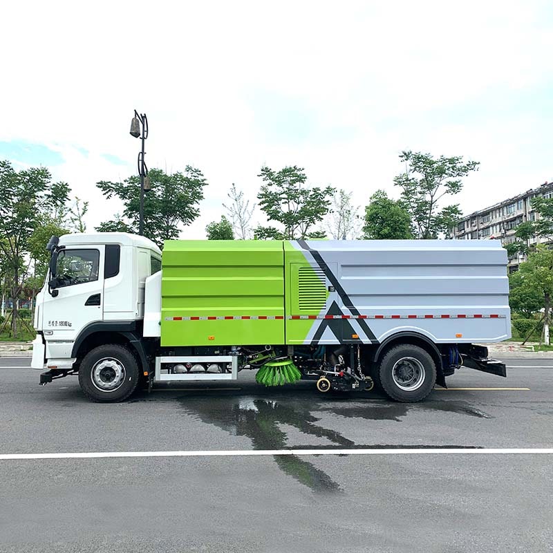 BYD pure electric road sweeper truck with high-pressure BYD pure electric road sweeper truck with high-pressure