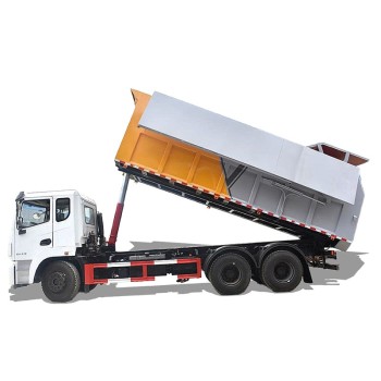 Dongfeng 6*4 docking refuse collector garbage truck