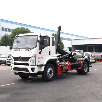 Shacman 18 тонн 4x2 дизельный гидравлический мусоровоз с откидным бортом