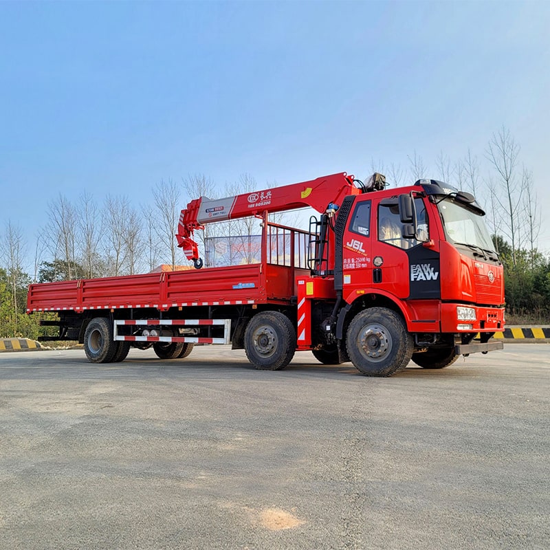 FAW 6*2 truck mounted with crane FAW 6*2 truck mounted with crane