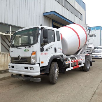 HOWO 4*2 4m3 construction machinery cement mixer truck