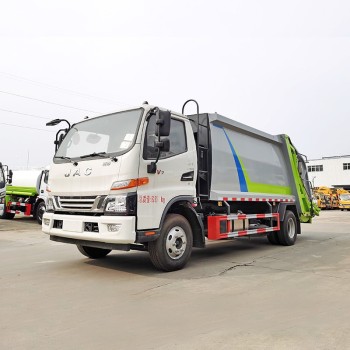 JAC 8m3 4*2 compressed garbage truck for garbage collect