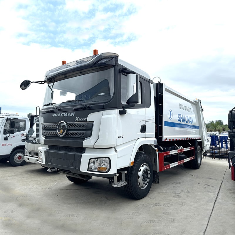 Экспортный мусоровоз Shacman 16CBM для продажи Экспортный мусоровоз Shacman 16CBM для продажи