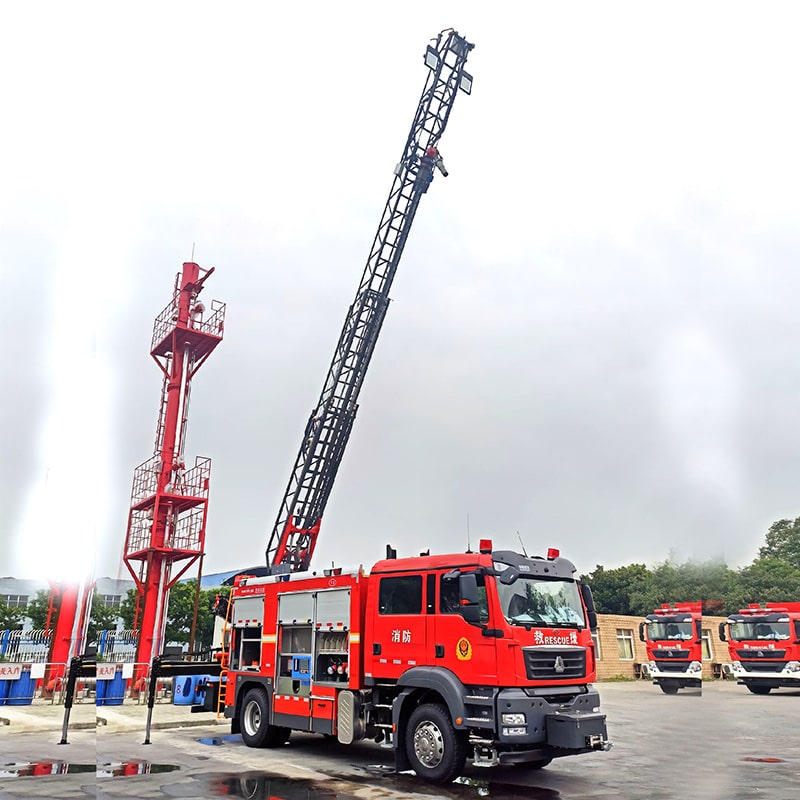 SINOTRUK HOWO new or used 5cbm liftable fire truck price SINOTRUK HOWO new or used 5cbm liftable fire truck price