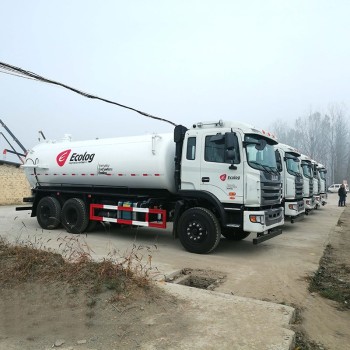 JAC 6*4 22 cubic jetting vacuum sewage suction truck