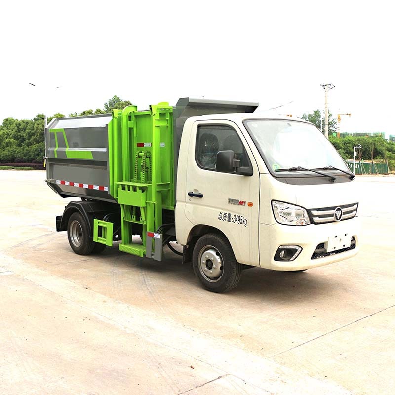 Foton 5 кубический автоматизированный мусоровоз с боковой загрузкой Foton 5 кубический автоматизированный мусоровоз с боковой загрузкой
