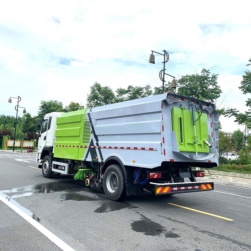 BYD pure electric road sweeper truck with high-pressure BYD pure electric road sweeper truck with high-pressure