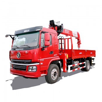 رافعة SHACMAN مثبتة على شاحنة بذراع مستقيمة بطول 20 مترًا