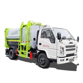 JMC 5 cbm side load compactor garbage truck
