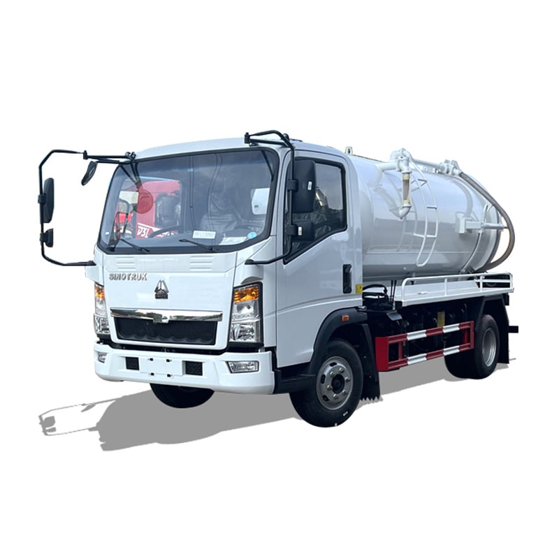 Camion d'aspiration des eaux usées à aspiration par aspiration de drainage cubique SINOTRUK HOWO 6 Camion d'aspiration des eaux usées à aspiration par aspiration de drainage cubique SINOTRUK HOWO 6