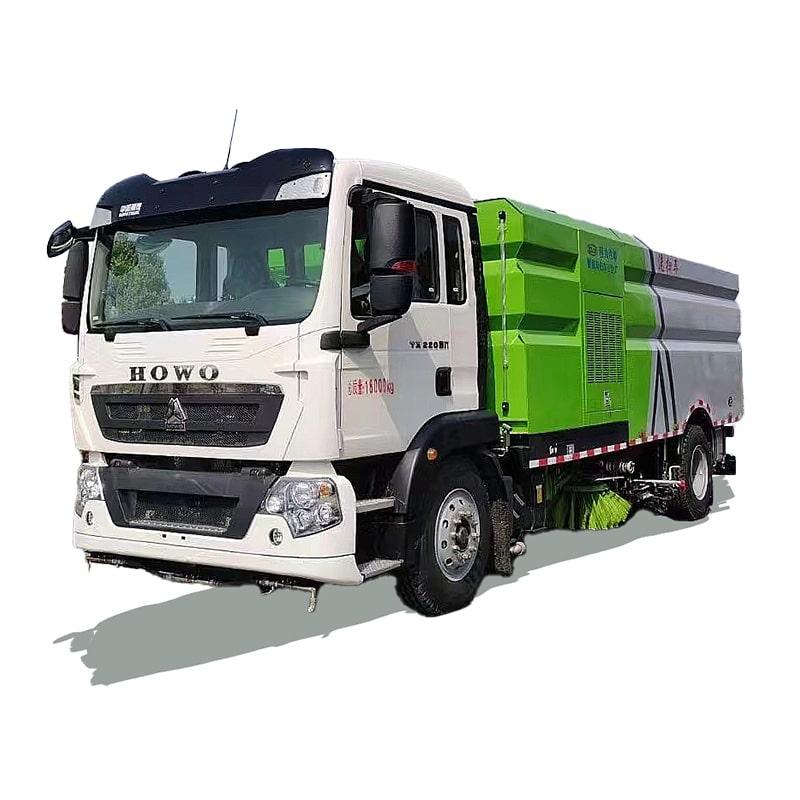 SINOTRUK 4*2 road sweeper truck vacuum suction function SINOTRUK 4*2 road sweeper truck vacuum suction function