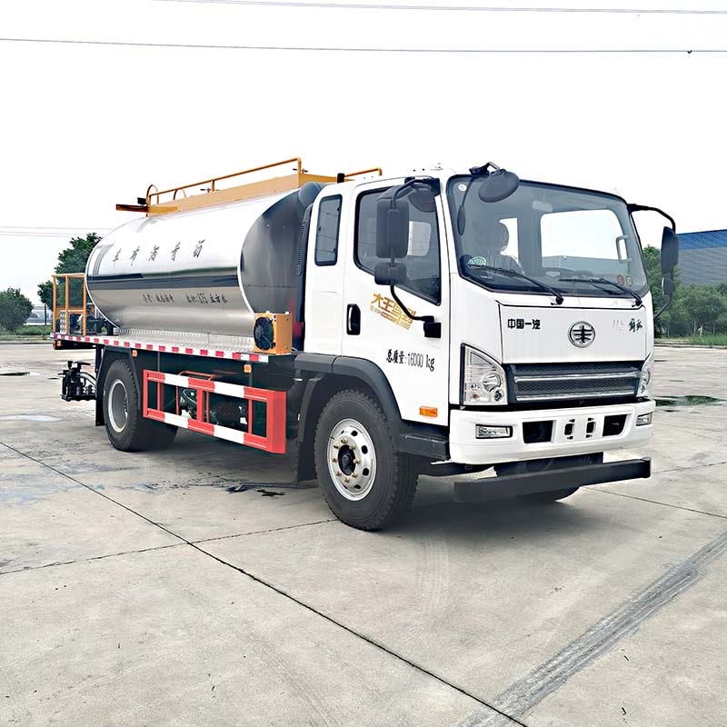 Faw 8000L Битумный Распределитель Грузовик Асфальтоукладчик Грузовик Faw 8000L Битумный Распределитель Грузовик Асфальтоукладчик Грузовик