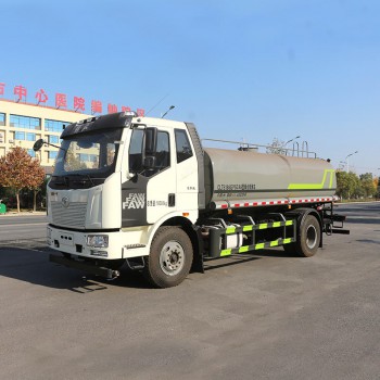 China brand FAW 4*2 watering cart truck water tanks price