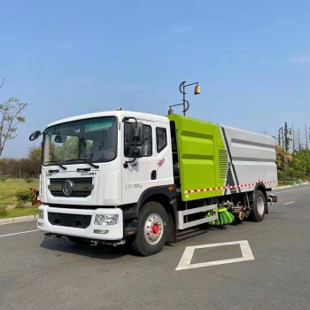 Dongfeng cheap price 4*2 6 wheels road sweeper truck