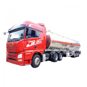 3 Axles 49000L Crude Oil Gasoline Petrol Tanker Semi Trailer