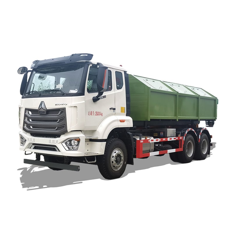 Sinotruck Howo 6x4 25 тонн мусоровоз с откидным бортом Sinotruck Howo 6x4 25 тонн мусоровоз с откидным бортом