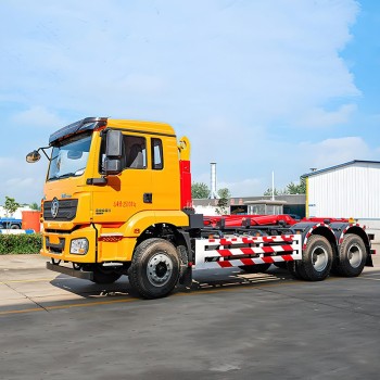 Мусоровоз Shacman Heavy 6x4 18CBM с крюковым подъемником