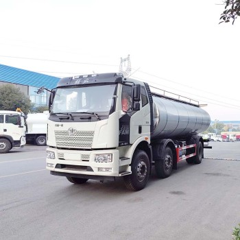FAW 3 axles 6*4 19.5m3 edible water milk tank truck