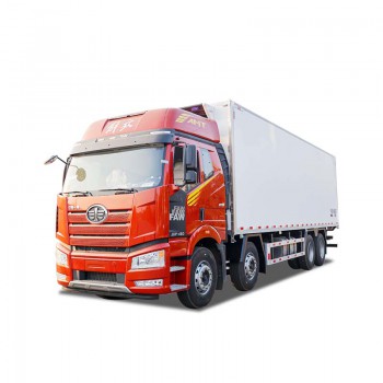 Faw 9.6m  Drive Type Refrigerated Cold Van Truck For Sales
